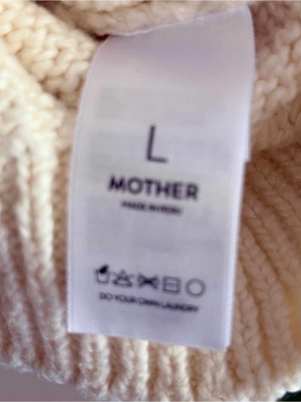 MOTHER The Jumper A Monstera Moment Sweater L NWT $425 - Picture 6 of 6